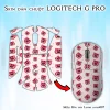 Skin dán chuột Logitech G Pro mẫu Gấu dâu Lotso lotso007