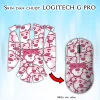Skin dán chuột Logitech G Pro mẫu gấu hồng Skin dán chuột Logitech G Pro mẫu gấu hồng