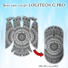 Skin dán chuột Logitech G Pro mẫu Hoa văn hov010 Skin dán chuột Logitech G Pro mẫu Hoa văn hov010