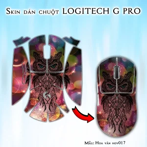 Skin dán chuột Logitech G Pro mẫu Hoa văn hov017