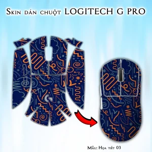Skin dán chuột Logitech G Pro mẫu Họa tiết 03