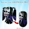 Skin dán chuột Logitech G Pro mẫu Joker joke03 Skin dán chuột Logitech G Pro mẫu Joker joke03