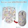 Skin dán chuột Logitech G Pro mẫu LV 13 Skin dán chuột Logitech G Pro mẫu LV 13