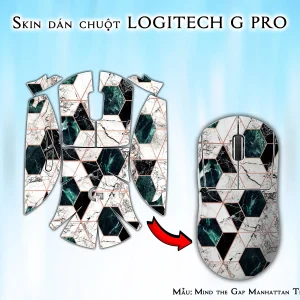 Skin dán chuột Logitech G Pro mẫu Mind the Gap Manhattan Trial074