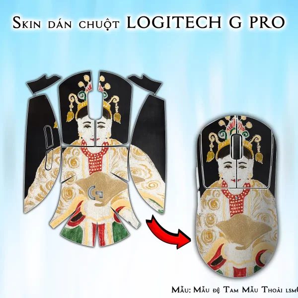 Skin dán chuột Logitech G Pro mẫu Mẫu đệ Tam Mẫu Thoải lsm031