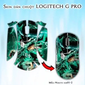 Skin dán chuột Logitech G Pro mẫu Naruto nar01-2