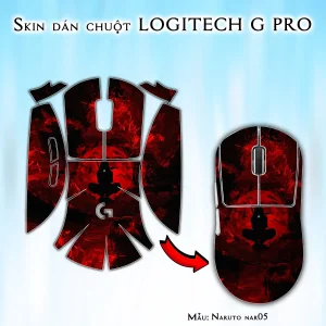 Skin dán chuột Logitech G Pro mẫu Naruto nar05