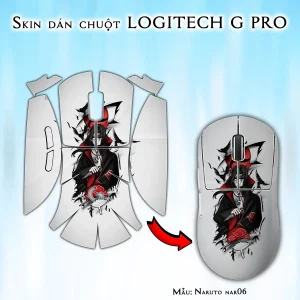 Skin dán chuột Logitech G Pro mẫu Naruto nar06