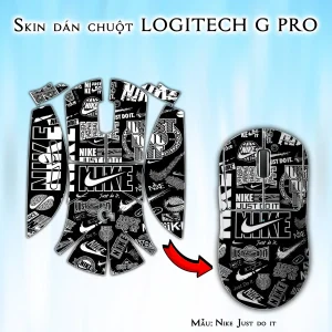 Skin dán chuột Logitech G Pro mẫu Nike Just do it