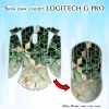 Skin dán chuột Logitech G Pro mẫu Ombre cubes vàng xanh Skin dán chuột Logitech G Pro mẫu Ombre cubes vàng xanh