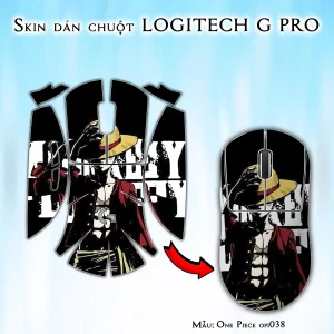 Skin dán chuột Logitech G Pro mẫu One Piece opi038