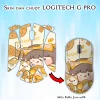 Skin dán chuột Logitech G Pro mẫu RoRo Jump ro06 Skin dán chuột Logitech G Pro mẫu RoRo Jump ro06