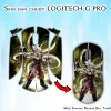 Skin dán chuột Logitech G Pro mẫu Songoku Dragon Ball 7vnr017 Skin dán chuột Logitech G Pro mẫu Songoku Dragon Ball 7vnr017
