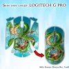 Skin dán chuột Logitech G Pro mẫu Songoku Dragon Ball 7vnr019