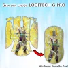 Skin dán chuột Logitech G Pro mẫu Songoku Dragon Ball 7vnr038