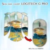 Skin dán chuột Logitech G Pro mẫu Sơn mài GSM012 Skin dán chuột Logitech G Pro mẫu Sơn mài GSM012