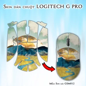 Skin dán chuột Logitech G Pro mẫu Sơn mài GSM012