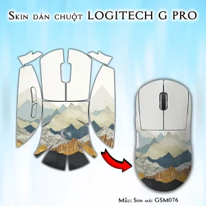 Skin dán chuột Logitech G Pro mẫu Sơn mài GSM076