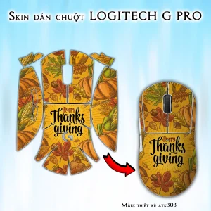 Skin dán chuột Logitech G Pro mẫu thiết kế atk303
