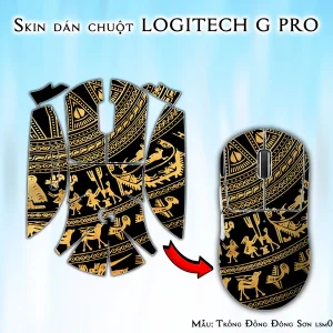Skin dán chuột Logitech G Pro mẫu Trống Đồng Đông Sơn lsm051