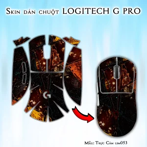Skin dán chuột Logitech G Pro mẫu Trực Cảm lsm053