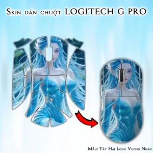Skin dán chuột Logitech G Pro mẫu Tây Hải Long Vương Ngao Nhuận nh06