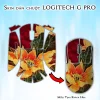 Skin dán chuột Logitech G Pro mẫu Tịnh Khách Hoa