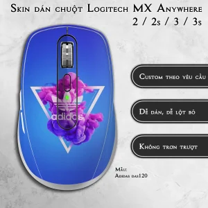 Skin dán chuột Logitech MX Anywhere mẫu Adidas das120
