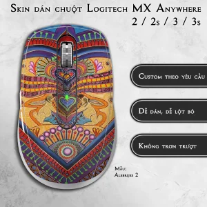 Skin dán chuột Logitech MX Anywhere mẫu Alebrijes 2