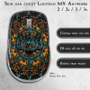 Skin dán chuột Logitech MX Anywhere mẫu Angry Owl Art