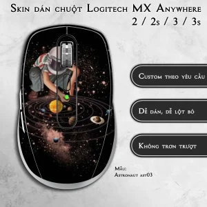 Skin dán chuột Logitech MX Anywhere mẫu Astronaut ast03