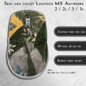 Skin dán chuột Logitech MX Anywhere mẫu Ban Mai Sau Vòm Lá lsm003
