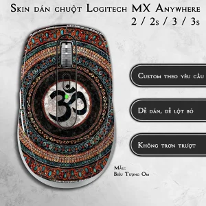 Skin dán chuột Logitech MX Anywhere mẫu Biểu Tượng Om