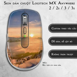 Skin dán chuột Logitech MX Anywhere mẫu Bầu trời lúc sáng sớm