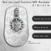 Skin dán chuột Logitech MX Anywhere mẫu Chrome Hearts trắng Skin dán chuột Logitech MX Anywhere mẫu Chrome Hearts trắng