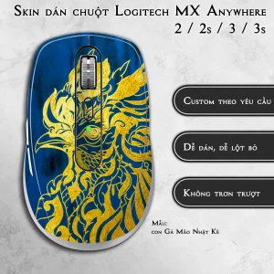Skin dán chuột Logitech MX Anywhere mẫu con Gà Mão Nhật Kê