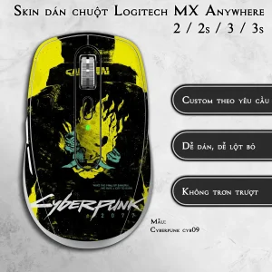 Skin dán chuột Logitech MX Anywhere mẫu Cyberpunk cyb09
