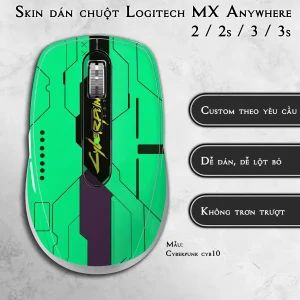 Skin dán chuột Logitech MX Anywhere mẫu Cyberpunk cyb10