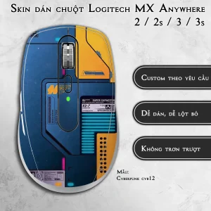 Skin dán chuột Logitech MX Anywhere mẫu Cyberpunk cyb12