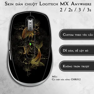 Skin dán chuột Logitech MX Anywhere mẫu Cá chép hóa rồng CHR012