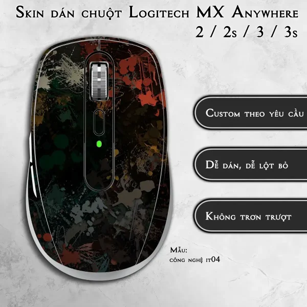 Skin dán chuột Logitech MX Anywhere mẫu công nghệ it04