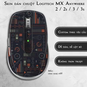Skin dán chuột Logitech MX Anywhere mẫu công nghệ it05
