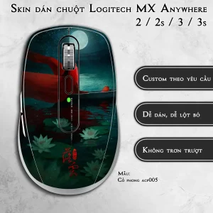 Skin dán chuột Logitech MX Anywhere mẫu Cổ phong acp005