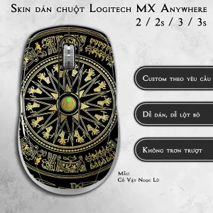 Skin dán chuột Logitech MX Anywhere mẫu Cổ Vật Ngọc Lũ
