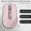 Skin dán chuột Logitech MX Anywhere mẫu Dior hồng Skin dán chuột Logitech MX Anywhere mẫu Dior hồng