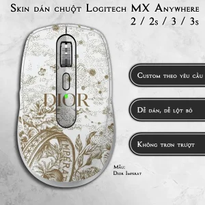 Skin dán chuột Logitech MX Anywhere mẫu Dior Imperat