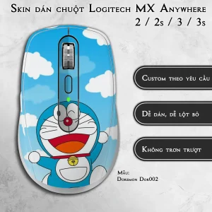 Skin dán chuột Logitech MX Anywhere mẫu Doremon Dor002