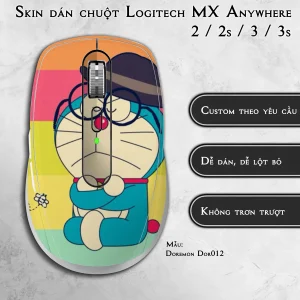 Skin dán chuột Logitech MX Anywhere mẫu Doremon Dor012