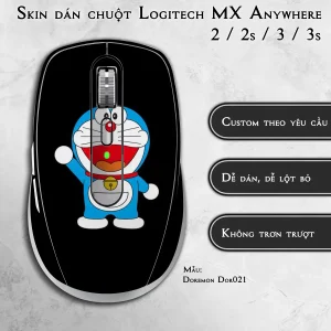Skin dán chuột Logitech MX Anywhere mẫu Doremon Dor021