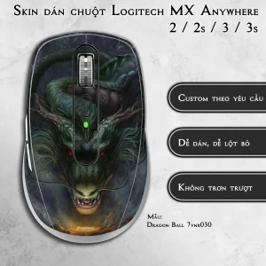 Skin dán chuột Logitech MX Anywhere mẫu Dragon Ball 7vnr030